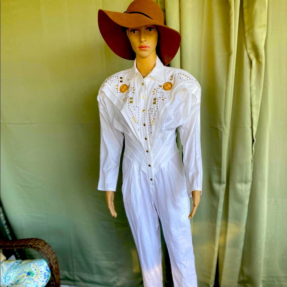 Linen White Jumpsuit